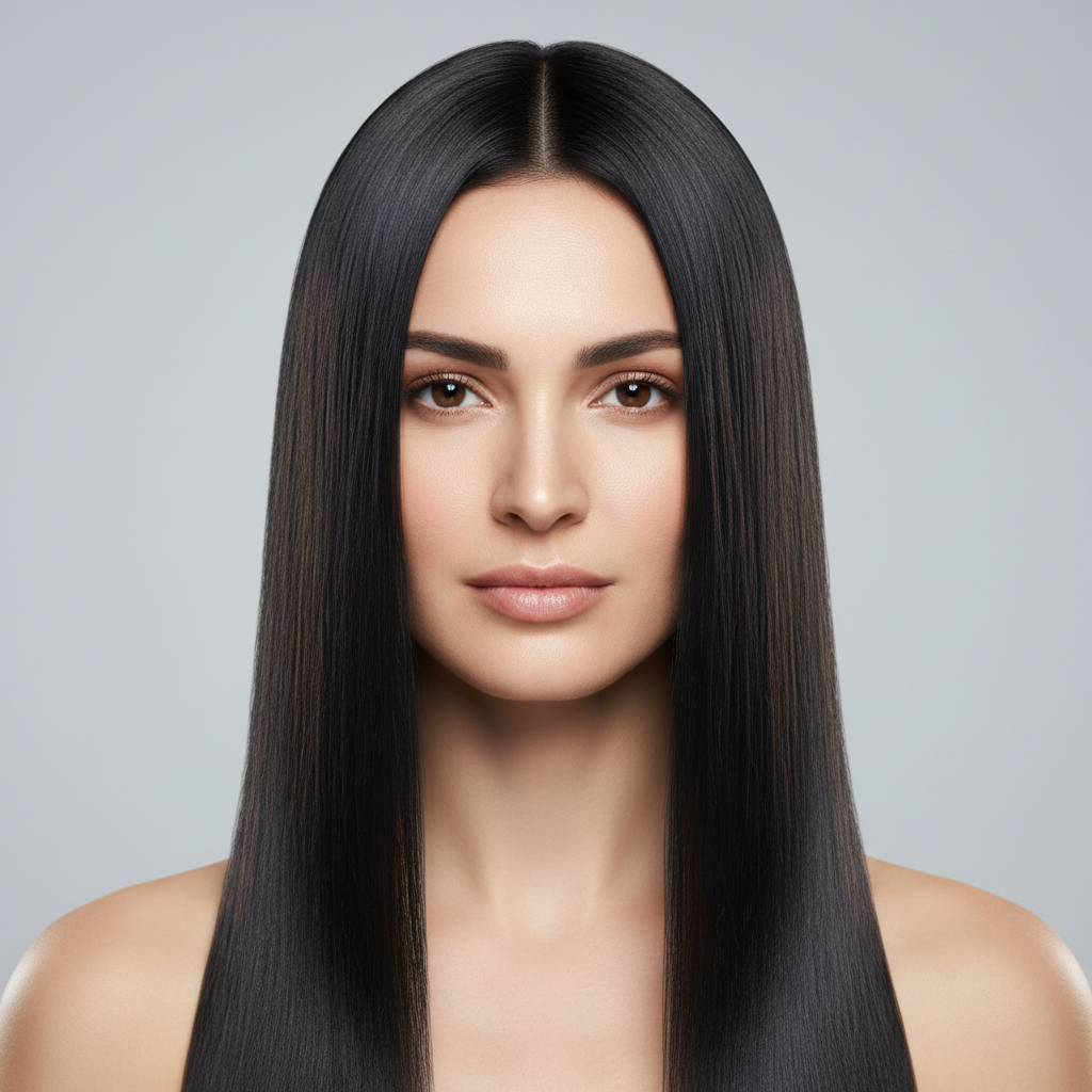 Gezond glanzend liquid hair
